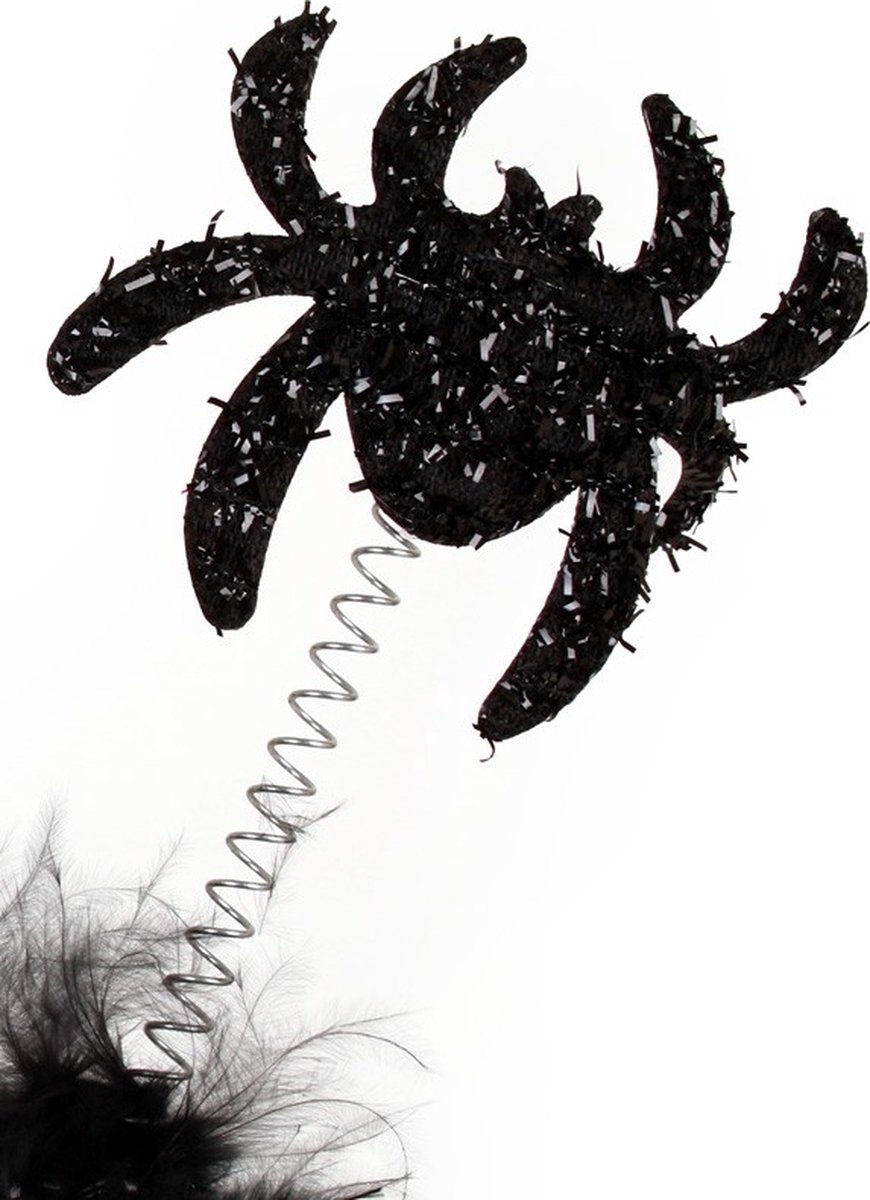 Halloween Haarband Mit Spinne - Grusel Stirnband Mit Schleife Für Damen