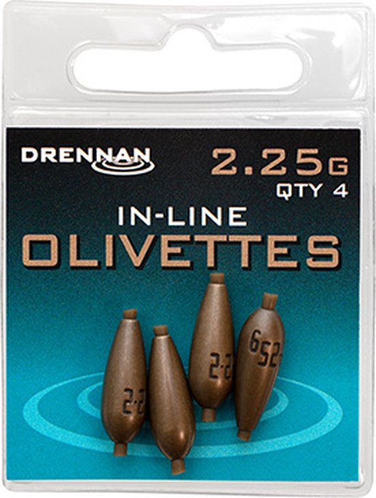 Drennan In-Line Olivette - Maat : 5.0g (3 pcs)