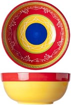 Sombrero-Red - Kom - D23xh10cm - Dolomiet - (set van 2)