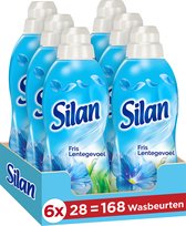 Bol.com Silan Fris Lentegevoel Wasverzachter - Voordeelverpakking - 6 x 28 wasbeurten aanbieding