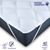 Zachte topper – 180x200 cm  – Microvezel  – Bed topper - 2 cm hoog