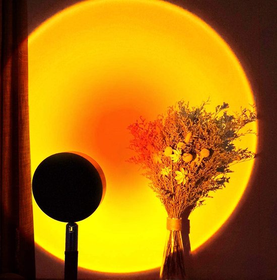 Vivid Green Sunset Lamp - Tiktok - Zonsondergang - Golden Hour - Sunset Projection - Projectorlampen - Lamp