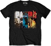 Pantera Heren Tshirt -XXL- Album Collage Zwart