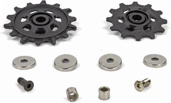 SRAM NX/SX Eagle 12V derailleurwielset zwart van Sram — afbeelding 2