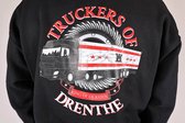 Drenthe - Hoodie - Drentse Vlag - DAF - Vrachtwagenchauffeur - Truckers - Unisex - Chauffeur - Vrachtwagen  (Maat L)
