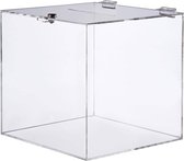 Plexi Box met Slot - Loterijbox - 20x20cm