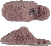 Dames instap slippers/pantoffels roze maat 37-38