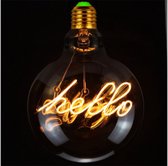 Retro LED Gloeilamp – Warm Wit Licht – Fitting E27 – Hello