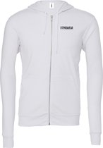 FitProWear Vest Unisex  - Wit - Maat S - Vest Katoen / Polyester - Dames Vest - Heren Vest - Dames Kleding - Heren kleding - Zoodie - Sportkleding - Zip Hoodie - Sportvest - Hoodie