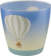 Goebel® - Scandic Home | Windlicht / Theelicht "Above the Clouds" | Glas, 9cm, waxinelicht houder