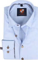 Suitable - Overhemd Smart HBD Lichtblauw - 40 - Heren - Slim-fit