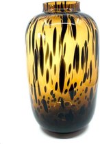 VAAS LEOPARD D16XH27 CM AMBER 272034 Een echte eyecatcher in uw interieur tijdelijk 29.95 incl verzending!