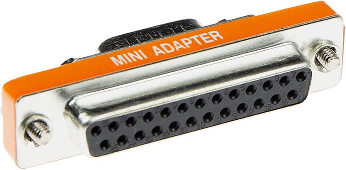 Image of ACT D-sub Adapter 9 polig male naar 25 polig female