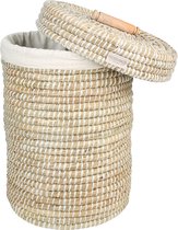Char opbergmand wasmand naturel/White M