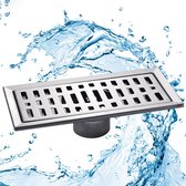 WiseGoods Premium Badkamer Afvoerput - RVS - Design - Afvoer - Douche - Toilet - Vloer - Gootsteen - Anti Geur - Isolatie