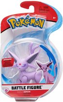 Pokemon Battle Figure (Eifie Espeon) + Pokémon Pen + 5 Pokémon Stickers | Poké-Mon Speelgoed Speelfiguur Actiefiguur voor kinderen jongens meisjes | Greninja, Raichu, Umbreon, Vapo