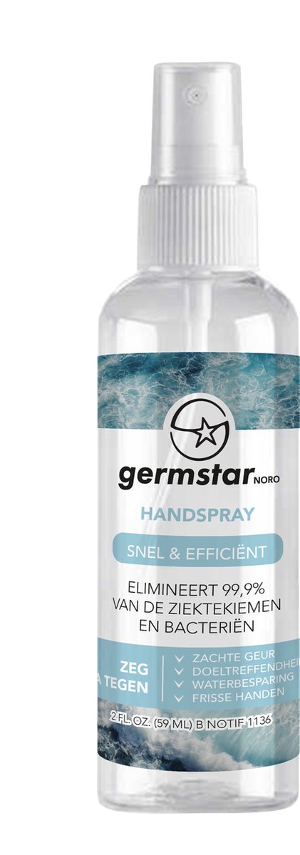 Germstar pocketspray – 59ml – per 5 stuks