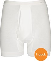 Mey Noblesse boxer briefs (1-pack) - heren boxer normale lengte met gulp - wit - Maat: XL