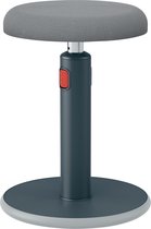 Bol.com Leitz Ergo Cosy Actieve Ergonomische Zit/Sta Kruk - Ideaal voor Thuiskantoor - Fluweel Grijs aanbieding