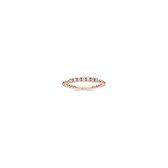 Thomas Sabo Dames Dames ring 925 sterling zilver sterling zilver gekleurde edelsteen 54 Roségoud 32017881