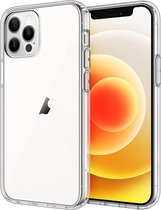 Jumada's Apple Hoesje - Case - iPhone 12 Pro - Back Cover - Siliconen - Transparant