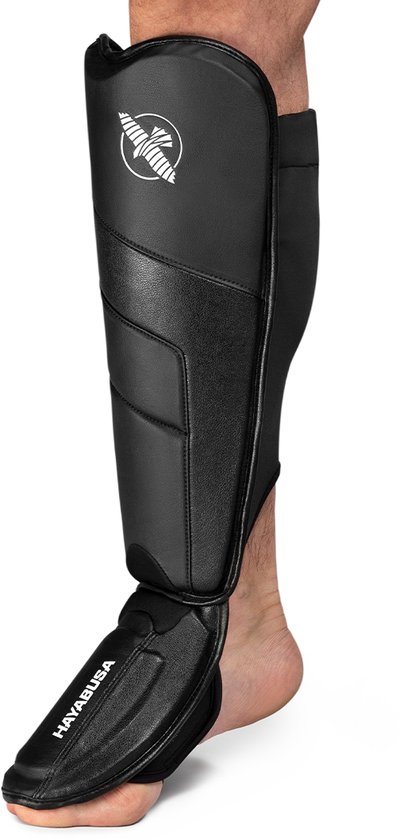 Protège- Protèges-tibias Hayabusa T3 Full-Back - Zwart - Taille L