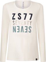 Zoso 216 Fenna Shirt With Prints Off White - XXL
