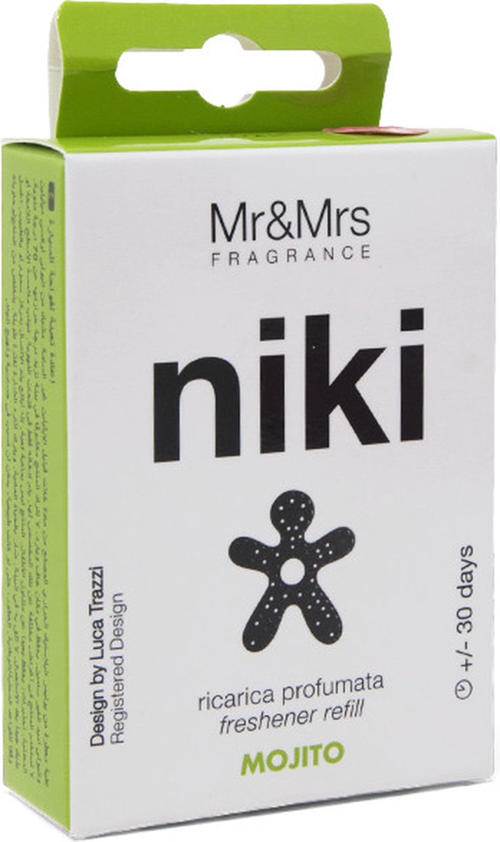 Mr & Mrs Fragrance NIKI Car Refill - Mojito