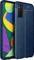 Samsung Galaxy A03s Hoesje - Mobigear - Luxury Serie - TPU Backcover - Blauw - Hoesje Geschikt Voor Samsung Galaxy A03s