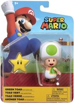 Nintendo Super Mario - Green Toad With Super Star Figure