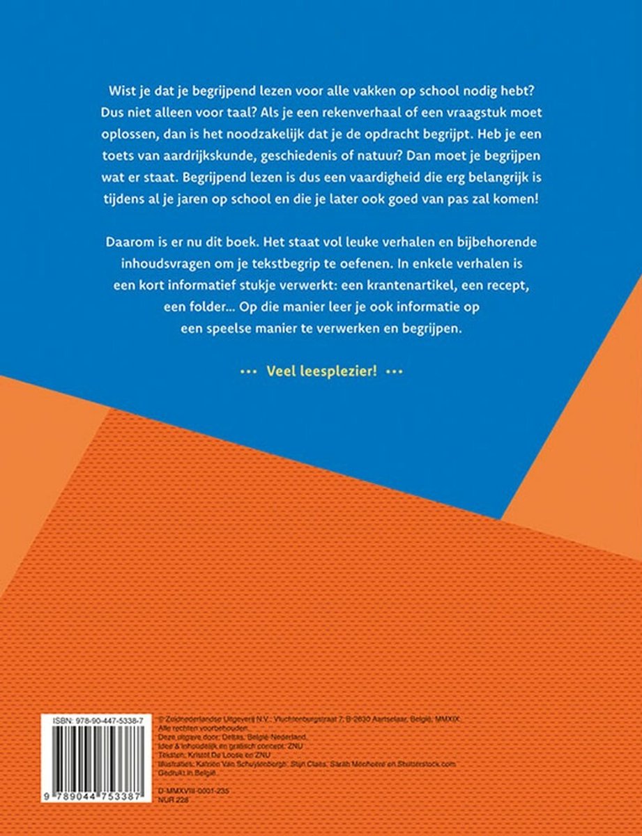 Dos d'un livre avec une texture orange et du texte.