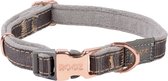 Rogz Urban Halsband Duifgrijs&Grijs&Rosé - Hondenhalsband - S