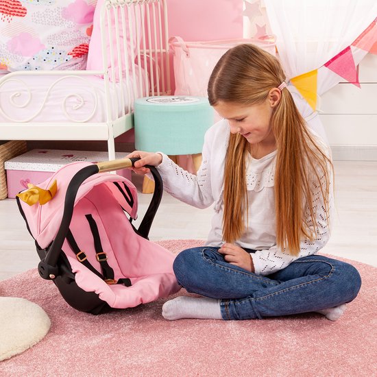 Transat Poupee Bayer - Siège Auto Deluxe Pour Poupée - Ceinture De Sécurité Cosy Poupée