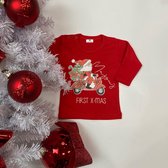 Shirt kerst baby-kind-eerste kerst-first X-mas-Maat 68