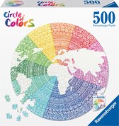Ravensburger puzzel Circle of Colors Mandala - Legpuzzel - 500 stukjes