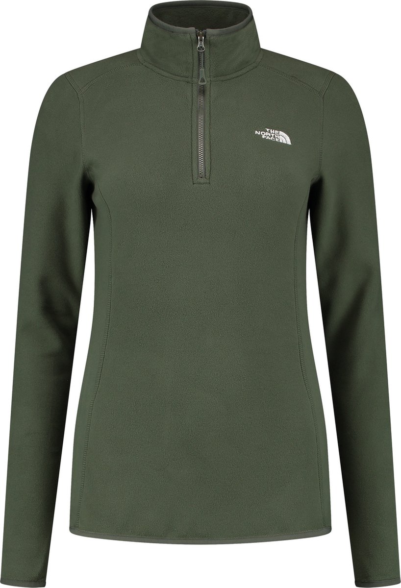 The North Face 100 Glacier Fleece Jack Outdoorjas - Maat L - Vrouwen - grijs