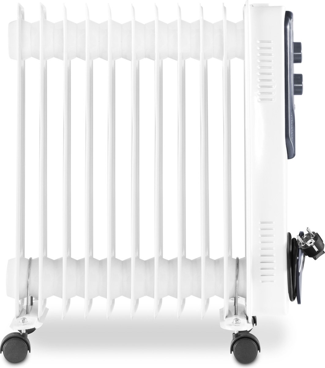 TROTEC Oliegevulde elektrische radiator TRH 21 E 3 warmtestanden 8min opwarmen bol
