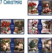 Kerstkaarten – 50 Stuks - 10 x 14 cm – 10 Designs – K-158 Christmas