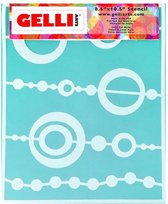 Gelli Arts Bead Stencil 20.3x25.4cm