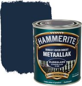 Hammerite Zijdeglans Metaallak - Stand Blauw - 750 ml