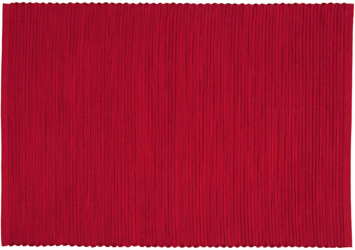 Set van twee - Sander placemat Breeze 35x50 - Rood