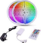 Westerhof Led Strip 10 Meter - 2 x 5 meter - Met Afstandsbediening - Mee Op Muziek