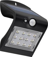 Goobay solar LED-wandlamp met bewegingssensor voor buiten - 1,5W / zwart