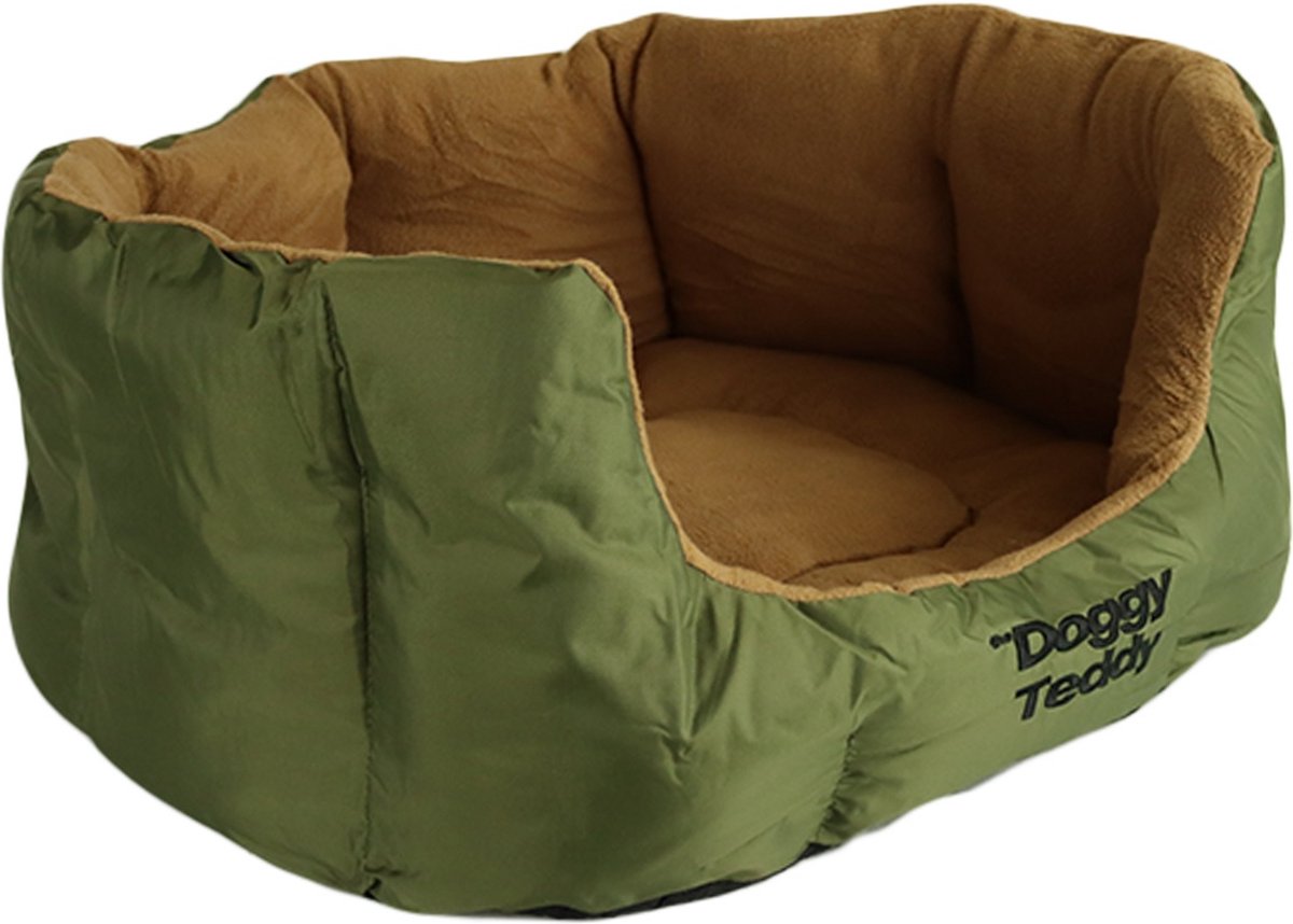 Pet-joy Hondenbed Teddy X-treme 75 X 30 Cm Nylon/fleece Groen