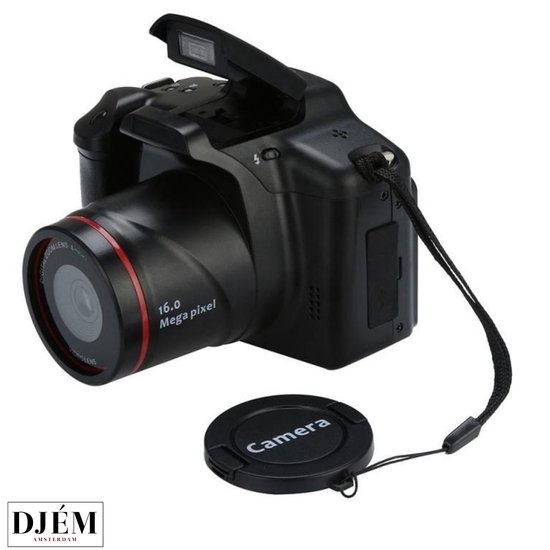 Roman Zeebrasem Desillusie Digitale Camera - Vlog Video Camera - Compact Fototoestel - 16x Zoom - met  LCD Scherm... | bol.com