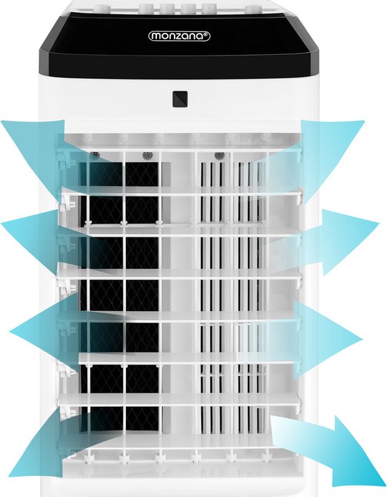 Climatiseur mobile 3 en 1, blanc, ventilateur avec refroidisseur d'air et  humidificateur. | bol.com