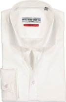 Ledub Stretch Slim Fit overhemd - wit - Strijkvriendelijk - Boordmaat: 45