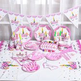 Unicorn Verjaardag Eenhoorn Versiering Feestpakket  Kinderfeest - XXL