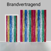 Multi Kleuren deurgordijn, Wand decoratie, Folie, Brandvertragend