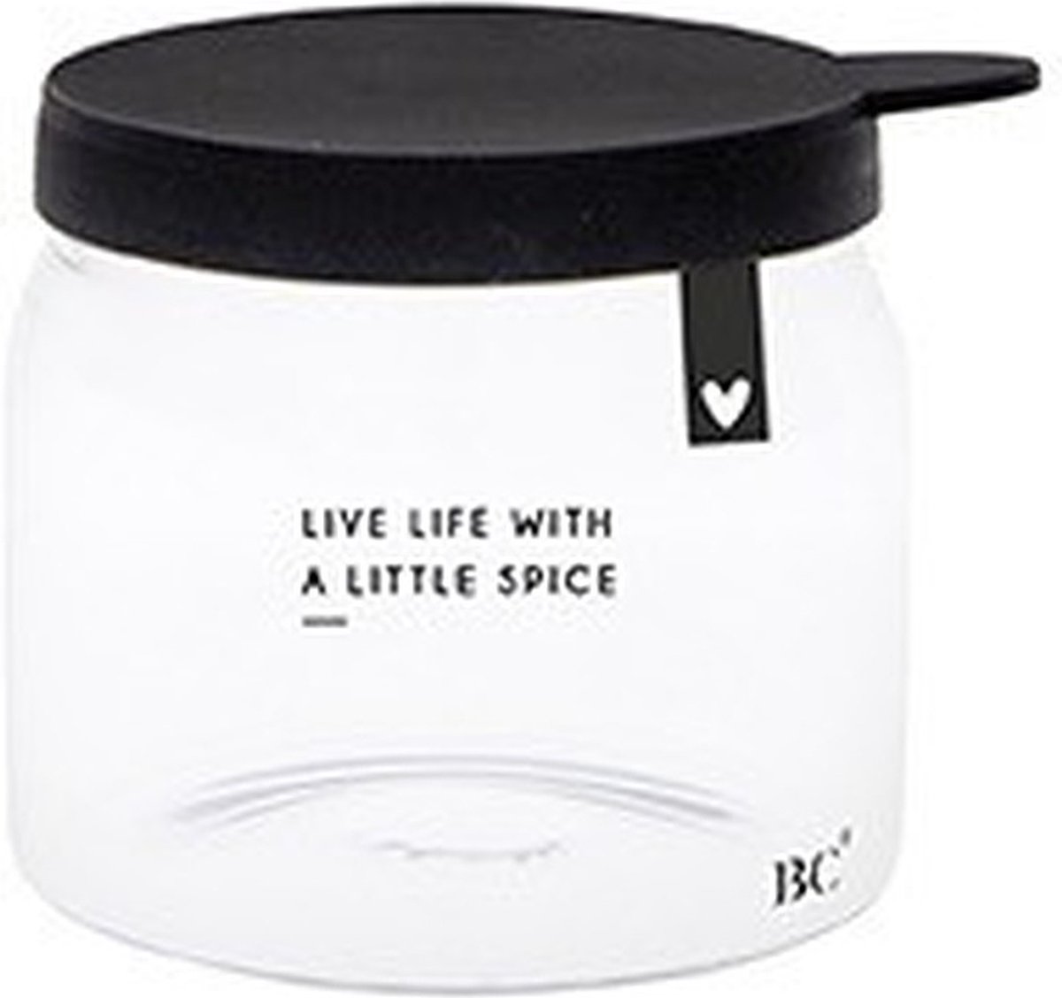 Glazen voorraadpot XXS - Live life with a little spice